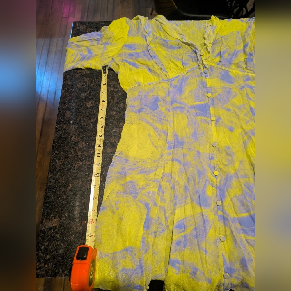 NWT Lini Inspiral V-Neck Frill Mini Dress - Picture 9 of 12